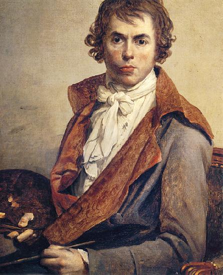 Jacques-Louis  David Self portrait oil painting image